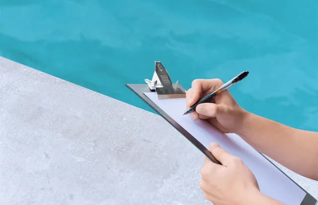 Professional pool inspection ensuring safety, water quality, and equipment efficiency.